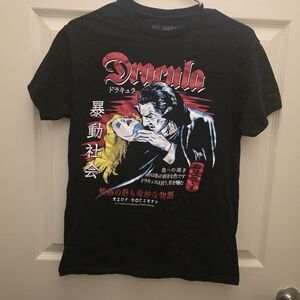 Riot Society Black Dracula Graphic Tee